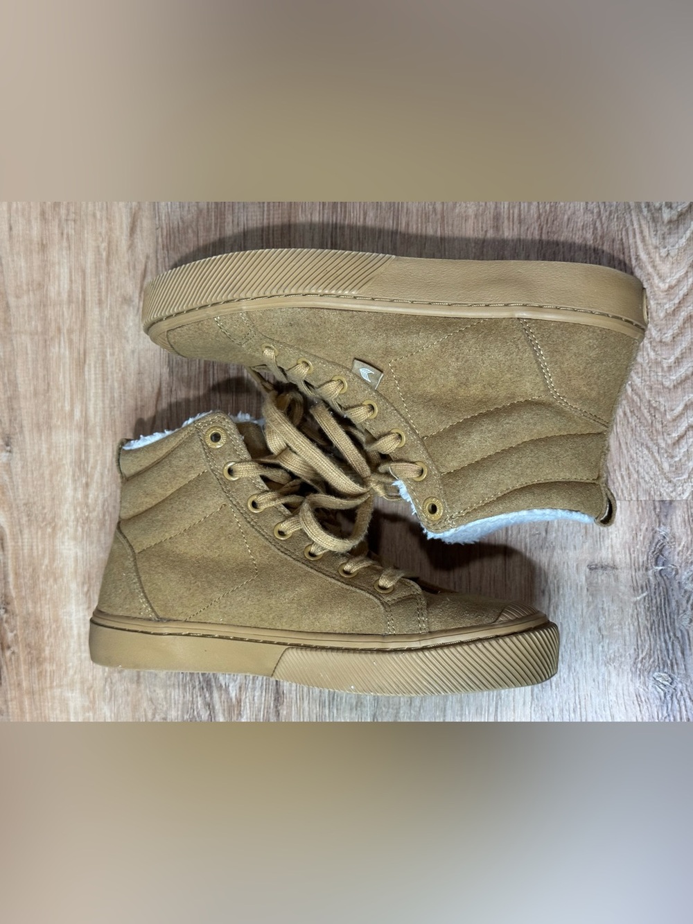 Cariuma Oca High Sneakers All Camel Suede Lifestyle Shoes Size 7 - Picture 8 of 11